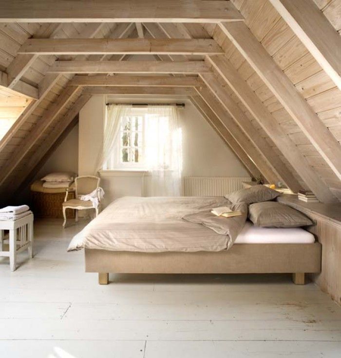 a white bed in a room